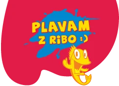Plavam z ribo - plavalna šola – logotip